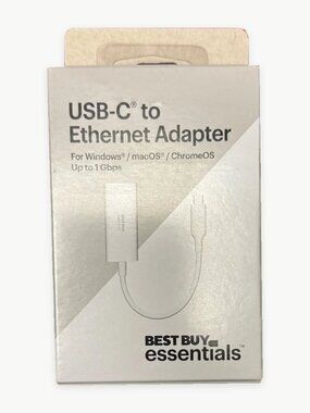 USB-C to Ethernet Adapter - White